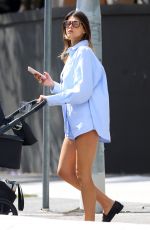 GEORGIA FOWLER Out with Her Baby in Double Bay in Sydney 10/23/2021