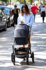 GEORGIA FOWLER Out with Her Baby in Double Bay in Sydney 10/23/2021