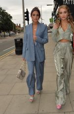 GEORGIA HARRISON and BELLA KEMPLEY Arrives at Gallery Bar in Essex 10/11/2021