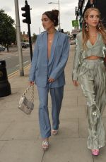 GEORGIA HARRISON and BELLA KEMPLEY Arrives at Gallery Bar in Essex 10/11/2021