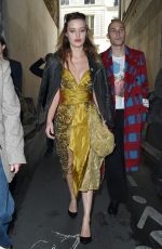 GEORGIA MAY JAGGER Arrives at Vivienne Westwood Show at Paris Fashion Week 10/02/2021