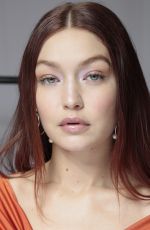GIGI HADID on the Backstage of Coperni Spring Summer 2022 Fashion Shown in Paris 09/30/2021