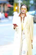 GIGI HADID Out and About in New York 10/11/2021