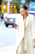 GIGI HADID Out and About in New York 10/11/2021