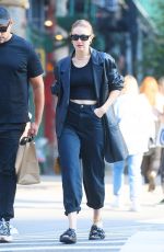 GIGI HADID Out and About in New York 10/15/2021