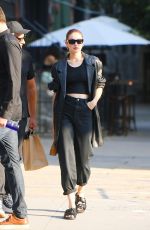 GIGI HADID Out and About in New York 10/15/2021