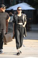 GIGI HADID Out and About in New York 10/15/2021