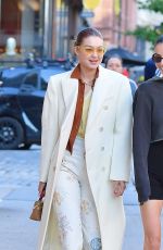 GIGI HADID Out with a Friend in New York 10/11/2021
