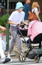 GIGI HADID Out with Her Baby in New York 10/03/2021
