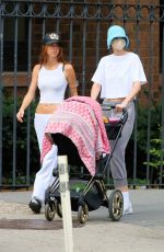 GIGI HADID Out with Her Baby in New York 10/03/2021