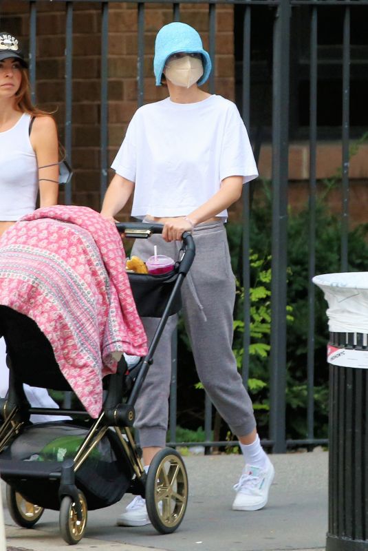 GIGI HADID Out with Her Baby in New York 10/03/2021