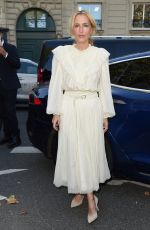 GILLIAN ANDERSON Arrives at Chloe Fashion Show in Paris 09/30/2021