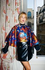GRACE VAN PATTEN - Louis Vuitton Show Photoshoot in Paris, October 2021