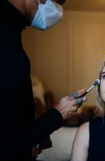 GRACE VAN PATTEN - Louis Vuitton Show Photoshoot in Paris, October 2021