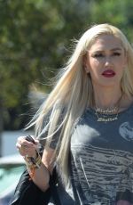 GWEN STEFANI at a Baseball Game in Los Angeles 10/10/2021