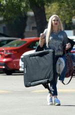 GWEN STEFANI at a Baseball Game in Los Angeles 10/10/2021