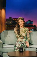 HAILEE STEINFELD at Late Late Show with James Corden in Los Angeles 10/20/2021