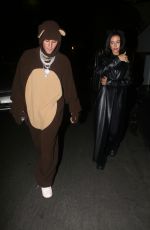 HAILEY and Justine BIEBER Leaves a Halloween Party in Los Angeles 10/30/2021