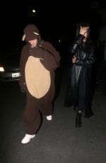 HAILEY and Justine BIEBER Leaves a Halloween Party in Los Angeles 10/30/2021