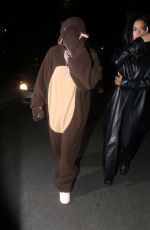 HAILEY and Justine BIEBER Leaves a Halloween Party in Los Angeles 10/30/2021