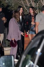 HAILEY BIEBER and KENDALL JENNER at Nobu in Malibu 10/16/2021