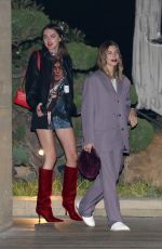 HAILEY BIEBER and KENDALL JENNER at Nobu in Malibu 10/16/2021
