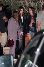 HAILEY BIEBER and KENDALL JENNER at Nobu in Malibu 10/16/2021