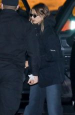 HAILEY BIEBER Arrives at Nobu in Malibu 10/11/2021
