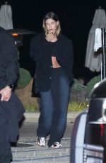 HAILEY BIEBER Arrives at Nobu in Malibu 10/11/2021