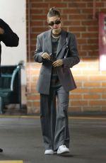 HAILEY BIEBER Arrives for Meetings in Beverly Hills 10/19/2021