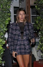 HAILEY BIEBER Leaves Giorgio Baldi in Santa Monica 10/12/2021