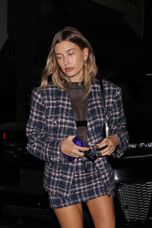 HAILEY BIEBER Leaves Giorgio Baldi in Santa Monica 10/12/2021