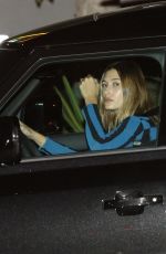HAILEY BIEBER Out Driving Her New Land Rover Defender in Malibu 10/02/2021