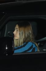 HAILEY BIEBER Out Driving Her New Land Rover Defender in Malibu 10/02/2021