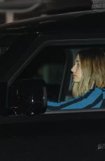HAILEY BIEBER Out Driving Her New Land Rover Defender in Malibu 10/02/2021