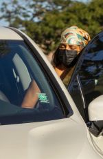 HALLE BERRY Out in Beverly Hills 10/12/2021