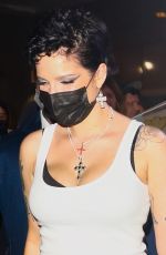 HALSEY  Heading to Harry Styles Live at MSG in New York 10/04/2021