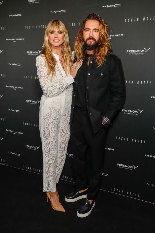 HEIDI KLUM and Tom Kaulitz at Tokio Hotel Event 10/22/2021