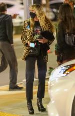 HEIDI KLUM Arrives at The Rolling Stones Concert in Los Angeles 10/14/2021