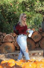 HEIDI MONTAG at a Pumpkin Patch in Santa Monica 10/13/2021