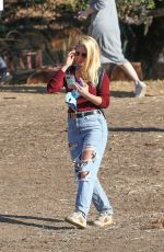 HEIDI MONTAG at a Pumpkin Patch in Santa Monica 10/13/2021