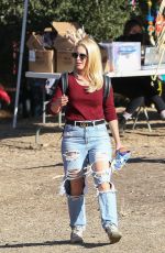 HEIDI MONTAG at a Pumpkin Patch in Santa Monica 10/13/2021