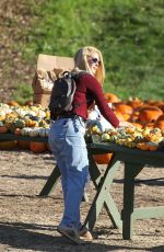 HEIDI MONTAG at a Pumpkin Patch in Santa Monica 10/13/2021