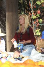 HEIDI MONTAG at a Pumpkin Patch in Santa Monica 10/13/2021