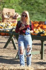 HEIDI MONTAG at a Pumpkin Patch in Santa Monica 10/13/2021