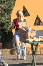 HEIDI MONTAG at a Pumpkin Patch in Santa Monica 10/13/2021