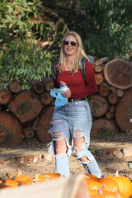 HEIDI MONTAG at a Pumpkin Patch in Santa Monica 10/13/2021