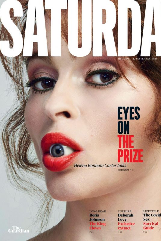 HELENA BONHAM CARTER in Saturday Magazine, September 2021
