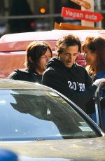 HELENA CHRISTENSEN and Norman Reedus Out in New York 10/28/2021