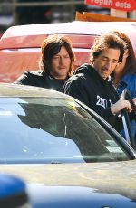 HELENA CHRISTENSEN and Norman Reedus Out in New York 10/28/2021